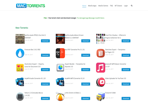 torrent sites for mac games
